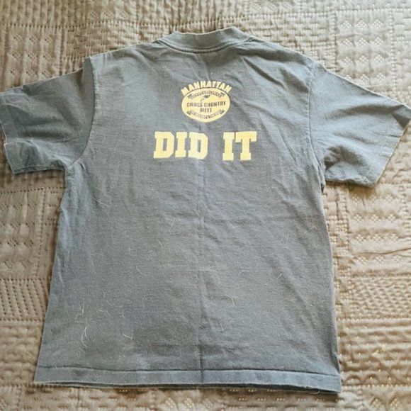 Manhattan Invitational Cross Country Meet Adult Small Tee Shirt VINTAGE 2007 - Picture 4 of 4